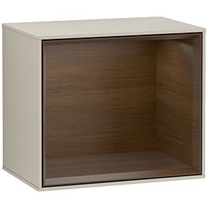 Villeroy und Boch Finion Regalmodul F580GNHH 41,8x35,6x27cm, Regal Walnut Veneer, Sand Matt Lacquer