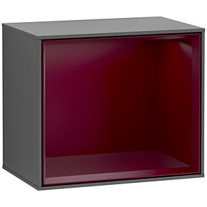 Villeroy et Boch module d&#39; Finion F580HBGK 41.8x35.6x27cm, étagère Peony Matt , anthracite mat
