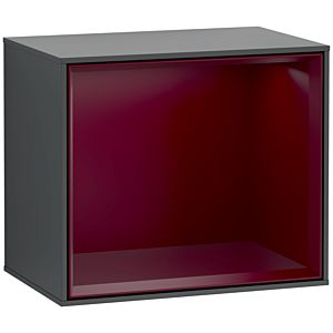 Villeroy und Boch Finion Regalmodul F580HBHG 41,8x35,6x27cm, Regal Peony Matt, Midnight Blue Matt Lacquer