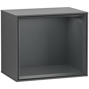 Villeroy and Boch Finion module F580HGGK 41.8x35.6x27cm, shelf Midnight Blue , anthracite matt