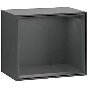 Villeroy und Boch Finion Regalmodul F580HGHG 41,8x35,6x27cm, Regal Midnight Blue, Midnight Blue Matt Lacquer