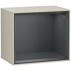 Villeroy und Boch Finion Regalmodul F580HGHH 41,8x35,6x27cm, Regal Midnight Blue, Sand Matt Lacquer