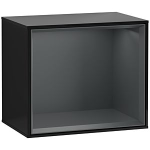 Villeroy und Boch Finion Regalmodul F580HGPH 41,8x35,6x27cm, Regal Midnight Blue, Glossy Black Lacquer
