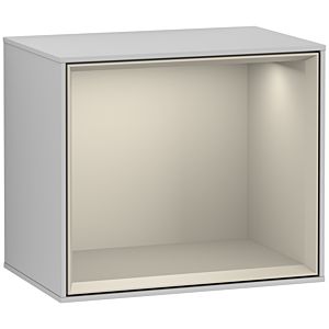 Villeroy und Boch Finion Regalmodul F580HHGJ 41,8x35,6x27cm, Regal Sand Matt, Light grey matt
