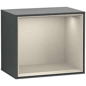 Villeroy und Boch Finion Regalmodul F580HHHG 41,8x35,6x27cm, Regal Sand Matt, Midnight Blue Matt Lacquer