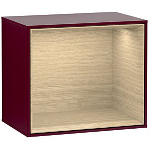 Villeroy and Boch Finion module F580PCHB 41.8x35.6x27cm, shelf Oak Veneer , Peony Matt