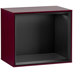 Villeroy and Boch Finion module F580PDHB 41.8x35.6x27cm, shelf black matt, Peony Matt