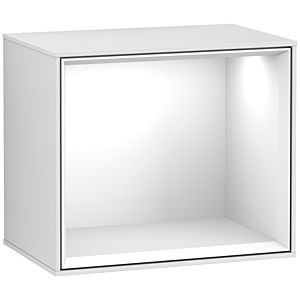 Villeroy und Boch Finion Regalmodul F590GFMT 41,8x35,6x27cm, Ladestation, Regal Glossy White, White matt lacquer