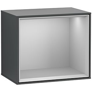 Villeroy und Boch Finion Regalmodul F590GJHG 41,8x35,6x27cm, Ladestation, Regal Light Grey, Midnight Blue Matt Lacquer