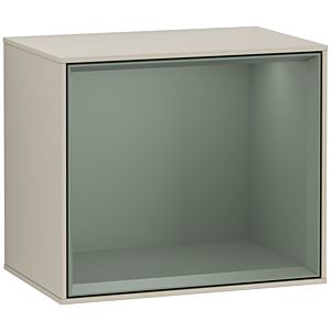 Villeroy and Boch Finion module F590GMHH 41.8x35.6x27cm, charging station, shelf olive matt, Sand Matt Lacquer