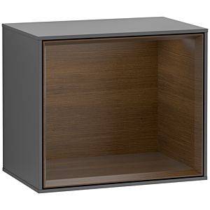 Villeroy and Boch Finion module F590GNGK 41.8x35.6x27cm, charging station, shelf Walnut Veneer , anthracite matt