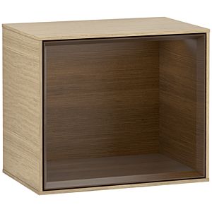 Villeroy and Boch Finion module F590GNPC 41.8x35.6x27cm, charging station, shelf Walnut Veneer , Oak Veneer