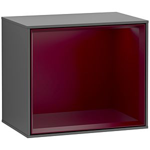 Villeroy and Boch Finion module F590HBGK 41.8x35.6x27cm, charging station, shelf Peony Matt , anthracite matt