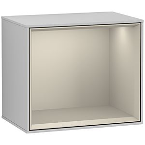 Villeroy and Boch Finion module F590HHGJ 41.8x35.6x27cm, charging station, shelf Sand matt, light gray matt