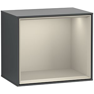 Villeroy und Boch Finion Regalmodul F590HHHG 41,8x35,6x27cm, Ladestation, Regal Sand Matt, Midnight Blue Matt Lacquer