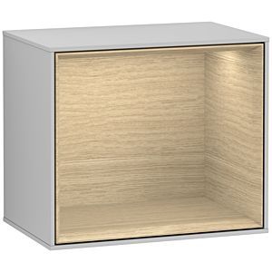 Villeroy and Boch Finion module F590PCGJ 41.8x35.6x27cm, charging station, shelf Oak Veneer , light gray matt