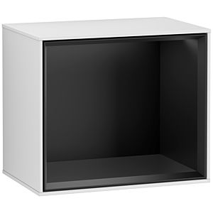 Villeroy und Boch Finion Regalmodul F590PDMT 41,8x35,6x27cm, Ladestation, Regal Black Matt, White matt lacquer