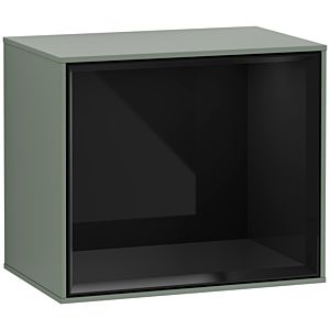 Villeroy and Boch Finion module F590PHGM 41.8x35.6x27cm, charging station, shelf Glossy Black, Olive Matt Lacquer