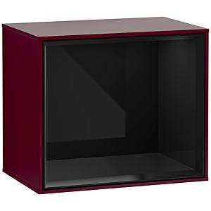 Villeroy und Boch Finion Regalmodul F590PHHB 41,8x35,6x27cm, Ladestation, Regal Glossy Black, Peony Matt