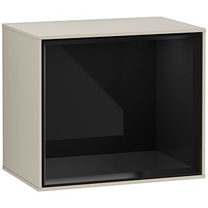 Villeroy und Boch Finion Regalmodul F590PHHH 41,8x35,6x27cm, Ladestation, Regal Glossy Black, Sand Matt Lacquer