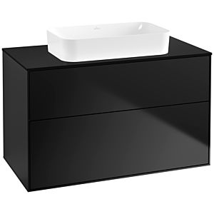 Villeroy and Boch Finion Villeroy and Boch Finion F64200PD 100x60.3x50.1mm, Glass Black Matt, Black matt lacquer