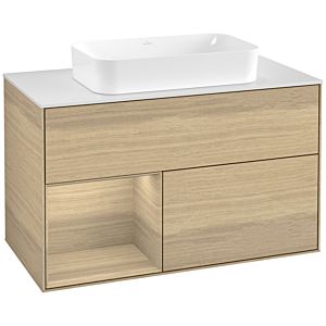 Villeroy and Boch Finion Villeroy and Boch Finion F651PCPC 100x60.3x50.1cm, shelf on the left Oak Veneer , Oak Veneer
