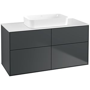 Villeroy and Boch Finion Villeroy and Boch Finion F67100HG 120x60.3x50.1cm, Glass White Matt , Midnight Blue Matt Lacquer