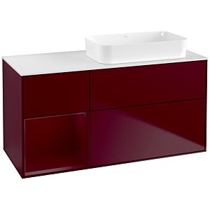 Villeroy and Boch Finion Villeroy and Boch Finion F681HBHB 120x60.3x50.1cm, shelf on the left Peony , Peony Matt