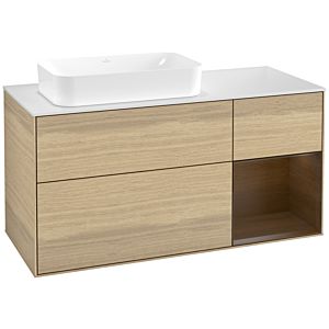 Villeroy and Boch Finion Villeroy and Boch Finion F691GNPC 120x60.3x50.1cm, shelf right Walnut veneer, Oak Veneer