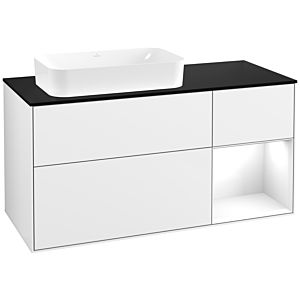 Villeroy and Boch Finion Villeroy and Boch Finion F692GFGF 120x60.3x50.1cm, shelf on the right Glossy white lacquer, Glossy white lacquer