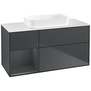 Villeroy et Boch Finion Villeroy et Boch F701HGHG 120x60.3x50.1cm, tablette gauche Midnight Blue Matt Lacquer , Midnight Blue Matt Lacquer