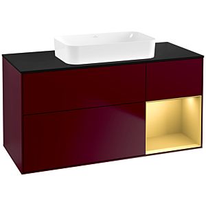 Villeroy and Boch Finion Villeroy and Boch Finion F712HFHB 120x60.3x50.1cm, shelf right gold matt, Peony Matt
