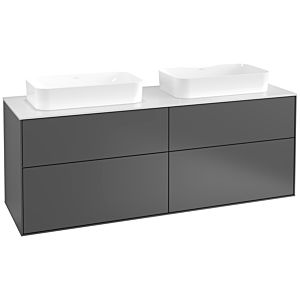 Villeroy and Boch Finion Villeroy and Boch Finion F72100GK 160x60.3x50.1cm, glass White Matt , anthracite matt