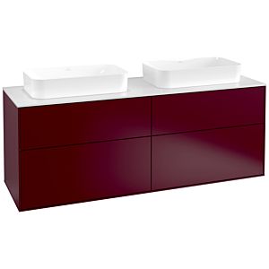 Villeroy and Boch Finion Villeroy and Boch Finion F72100HB 160x60.3x50.1cm, glass White Matt , Peony Matt