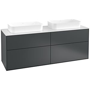 Villeroy and Boch Finion Villeroy and Boch Finion F72100HG 160x60.3x50.1cm, Glass White Matt , Midnight Blue Matt Lacquer