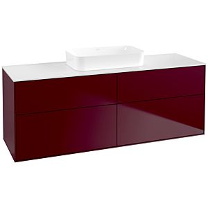 Villeroy et Boch Finion Villeroy et Boch F73100HB 160x60.3x50.1cm, verre White Matt , Peony Matt