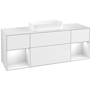 Villeroy and Boch Finion Villeroy and Boch Finion F741GFGF 160x60.3x50.1cm, shelves Glossy white lacquer, Glossy white lacquer