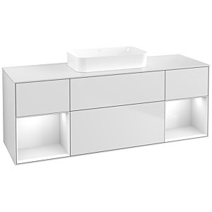 Villeroy and Boch Finion Villeroy and Boch Finion F741GFMT 160x60.3x50.1cm, shelves Glossy white lacquer, white matt lacquer