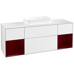Villeroy and Boch Finion Villeroy and Boch Finion F741HBGF 160x60.3x50.1cm, shelves Peony matt lacquer, glossy white lacquer
