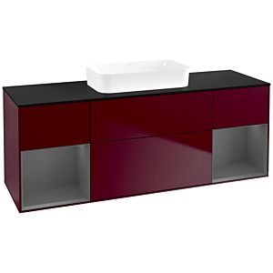 Villeroy and Boch Finion Villeroy and Boch Finion F742GKHB 160x60.3x50.1cm, shelves Anthracite matt lacquer, Peony Matt