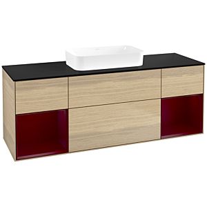 Villeroy and Boch Finion Villeroy and Boch Finion F742HBPC 160x60.3x50.1cm, shelves Peony matt lacquer, Oak Veneer