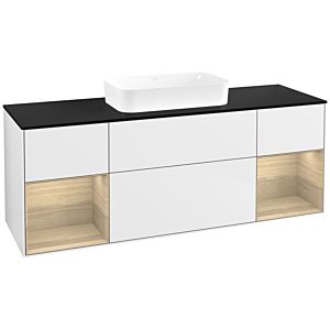 Villeroy and Boch Finion Villeroy and Boch Finion F742PCGF 160x60.3x50.1cm, shelves Oak Veneer , Glossy white lacquer