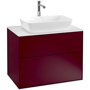 Villeroy and Boch Finion Villeroy and Boch Finion F75100HB 80x60.3cm, cover plate white matt, Peony Matt