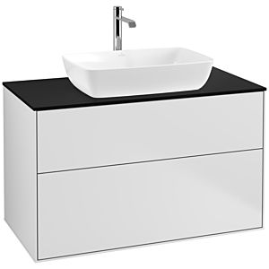 Villeroy and Boch Finion Villeroy and Boch Finion F76200MT 100x60.3cm, cover plate black matt, white matt lacquer