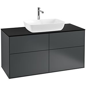 Villeroy and Boch Finion Villeroy and Boch Finion F79200HG 120x60.3cm, cover plate black matt, Midnight Blue Matt Lacquer