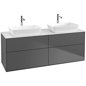 Villeroy and Boch Finion Villeroy and Boch Finion F84100GK 160x60.3cm, cover plate matt white, anthracite matt