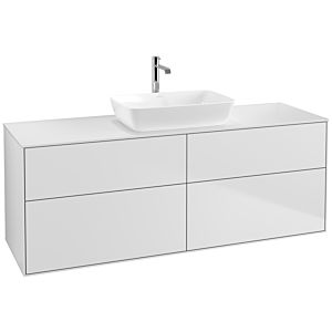 Villeroy und Boch Finion Waschtischunterschrank F85100MT 160x60,3cm, Abdeckplatte white matt, White matt lacquer