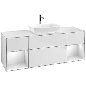 Villeroy and Boch Finion Villeroy and Boch Finion F861MTMT 160cm, cover plate white matt, shelves white matt lacquer, white matt lacquer
