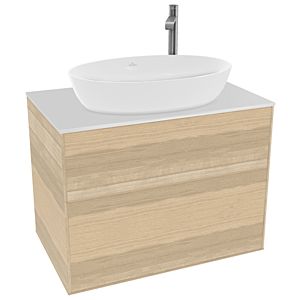 Villeroy and Boch Finion Villeroy and Boch Finion F87100PC 80x60.3cm, cover plate white matt, Oak Veneer