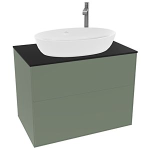 Villeroy and Boch Finion Villeroy and Boch Finion F87200GM 80x60.3cm, cover plate black matt, Olive Matt Lacquer